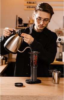 Café en Cafetera Italiana (Moka)